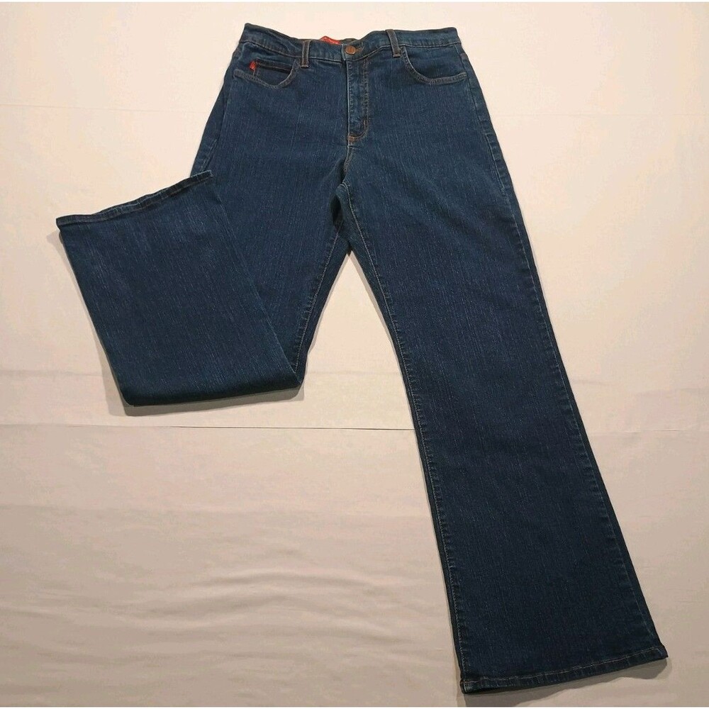 Vintage NYDJ Red Label Tummy Tuck Jeans 14W Style W400M Made In USA Stretch